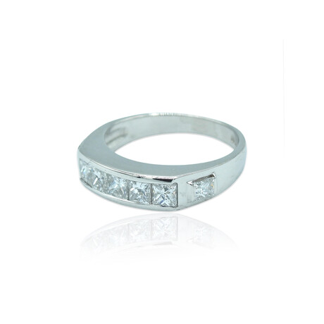 Platinum Diamond Ring // Ring Size: 5.25 // Pre-Owned