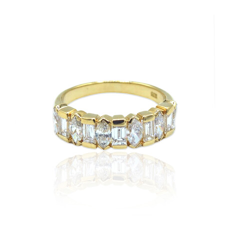 Estate // 18K Yellow Gold Diamond Ring // Ring Size: 5 // Pre-Owned