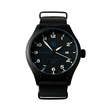S&B Watches Springfielf GMT Thin Blue Line Edition Quartz // SPR204