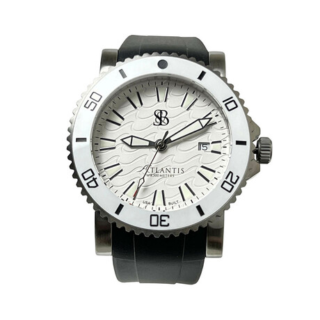 S&B Watches Atlantis Sport White Dive Quartz // ATLS103