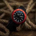 S&B Watches Atlantis Sport Red Dive Quartz // ATLS104