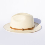 Classic Straw w/ Tan Leather Band // Natural (L)