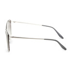 Women's PR59VS-4315O064 Sunglasses // Silver + Black + Ivory + Gray