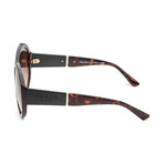 Women's PR22XS-2AU6S1-55 Sunglasses // Havana + Brown