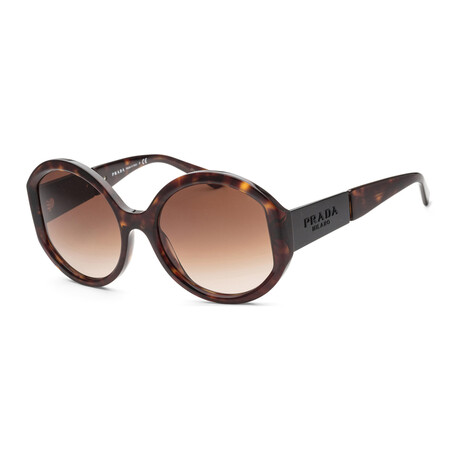 Women's PR22XS-2AU6S1-55 Sunglasses // Havana + Brown