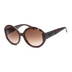 Women's PR22XS-2AU6S1-55 Sunglasses // Havana + Brown