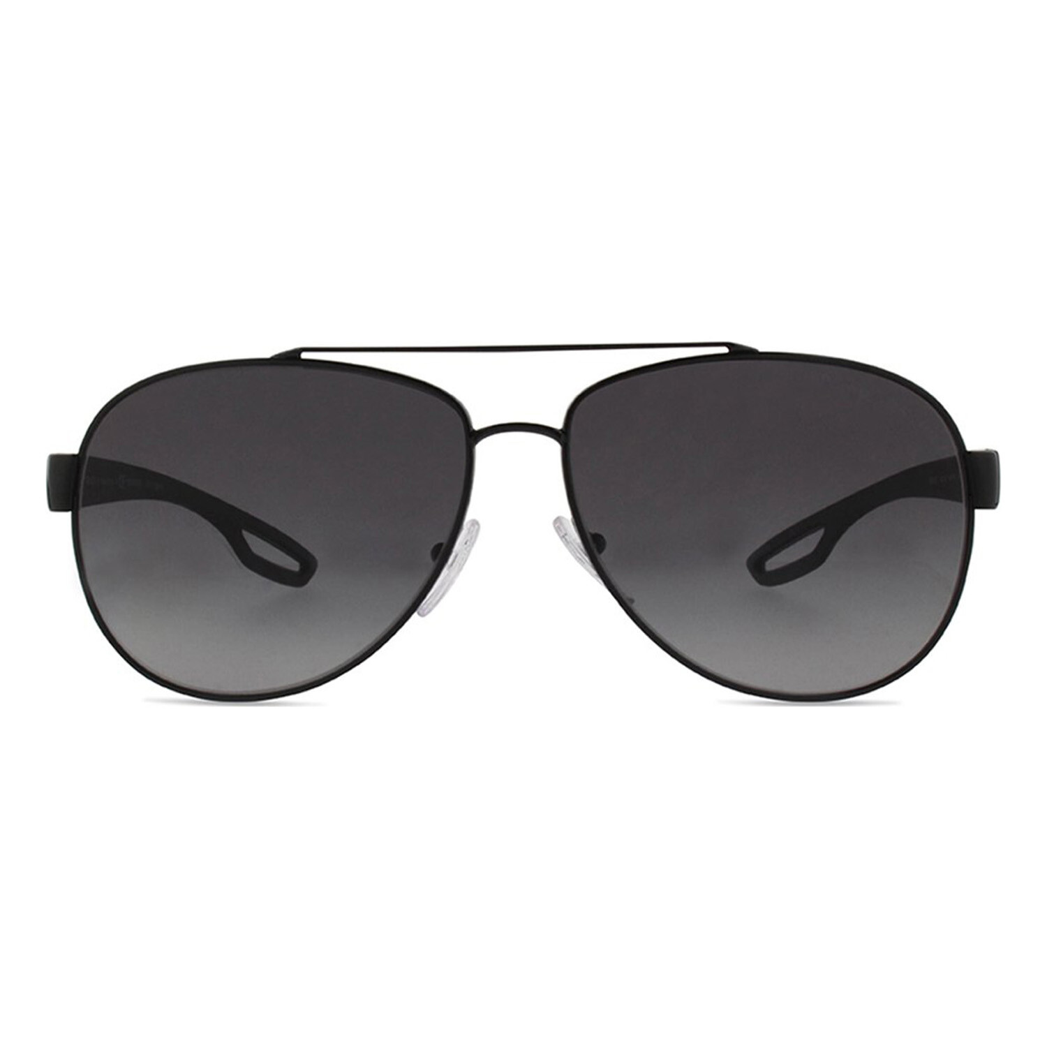 Men's PS55QS-1AB5W162 Linea Rossa Polarized Sunglasses // Black + Gray ...