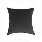 Torino S & P Cowhide Pillow // 18" X 18" (S&P Black + White)