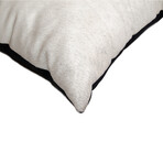 Torino Cowhide Pillow // 18" X 18" (Natural)
