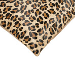 Torino Togo Cowhide Pillow // 18" X 18" (Leopard)