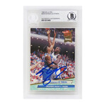 Shaquille O'Neal // Signed Orlando Magic 1992-93 Fleer Ultra Rookie Card #328 (Beckett Encapsulated)