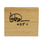 Artis Gilmore // Signed 5x6 Floor Piece // "HOF'11" Inscription