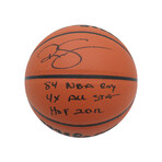 Ralph Sampson // Signed Wilson NBA Basketball // "84 NBA ROY, 4x All Star, HOF 2012" Inscriptions