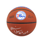 Maurice Cheeks // Signed Wilson Philadelphia 76ers Logo NBA Basketball // "HOF'18" Inscription