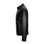 Bennett Leather Jacket // Black (3XL)