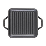 Lodge 11" Cast Iron Chef Style Square Grill Pan