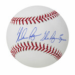 Nolan Ryan // Signed Rawlings Official MLB Baseball // "The Ryan Express" Inscription