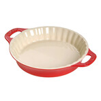 Ceramic Pie Dish // 9.5" (Cherry)