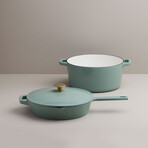 Milo By Kana // 3-Piece Cookware Set // Eucalyptus