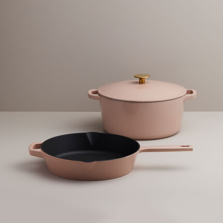 Milo By Kana // 3-Piece Cookware Set // Dusty Pink