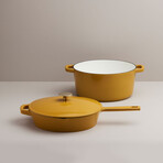 Milo By Kana // 3-Piece Cookware Set // Dijon