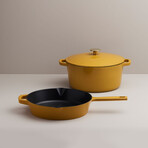Milo By Kana // 3-Piece Cookware Set // Dijon