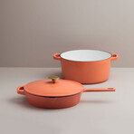 Milo By Kana // 3-Piece Cookware Set // Fresh Terracotta