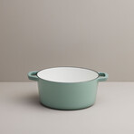 Milo by Kana // Mini Dutch Oven // 3.5 Qt // Eucalyptus + Gold