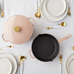 Milo By Kana // 3-Piece Cookware Set // Dusty Pink