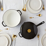 Milo By Kana // 3-Piece Cookware Set // Glossy Black