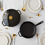 Milo By Kana // 3-Piece Cookware Set // Glossy Black