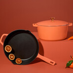 Milo By Kana // 3-Piece Cookware Set // Fresh Terracotta
