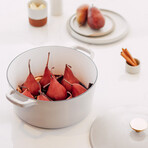 Milo by Kana // Classic Dutch Oven // 5.5 Qt // Pebble + Gold