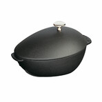 Cast Iron Mussel Pot // 2 qt. (Black)