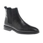 Ezra Crocodile Patterned Boots // Black (Euro: 40)