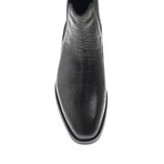 Ezra Crocodile Patterned Boots // Black (Euro: 40)