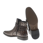 Zayn Crocodile Detail Boots // Mink (Euro: 40)