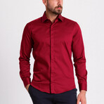 Lewis Shirt // Claret Red (M)