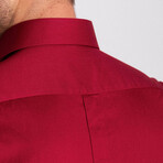 Lewis Shirt // Claret Red (M)