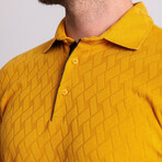 Reid Polo Neck Jumper // Yellow (S)