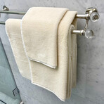 Hemp Linen Natural (3 Piece Set // Bath Towel + Hand Towel + Wash Cloth)