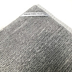 Bonini Silver Gray (3 Piece Set // Bath Towel + Hand Towel + Wash Cloth)