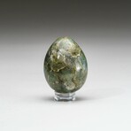 Genuine Polished Labradorite Egg with Acrylic Display Stand