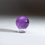 Genuine Polished Gem Quality Amethyst Sphere with Acrylic Display Stand // V3