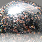 Genuine Polished Garnet Sphere with Acrylic Display Stand