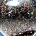 Genuine Polished Garnet Sphere with Acrylic Display Stand