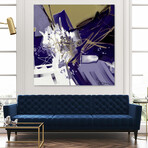 Exciting Blue (72"L x 72"H x 1.5"D)