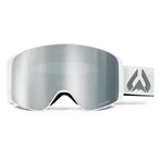 Pipeline Snow Goggles // Arctic White Silver