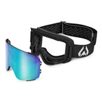 Pipeline Snow Goggles // Stealth Ice Blue