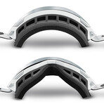 Pipeline Snow Goggles // Arctic White Silver